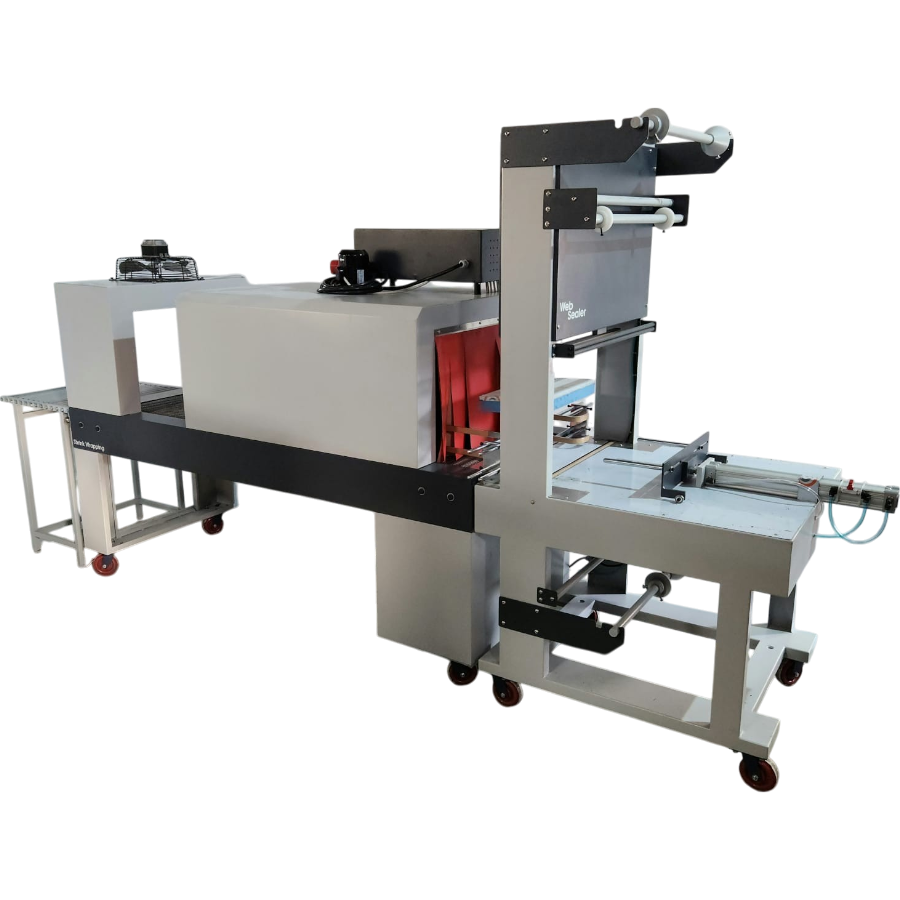 SEMI AUTOMATIC WEB SEALER WITH SHRINK TUNNEL (JAMBO)